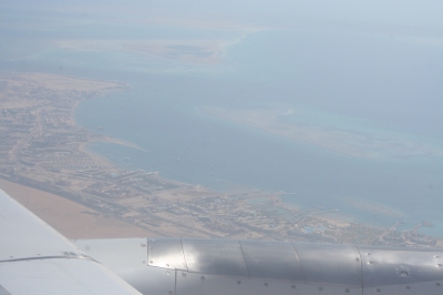 Luftaufnahme von Hurghada