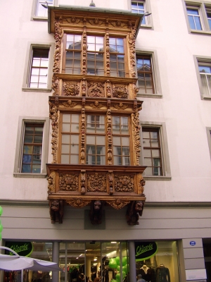Sehr schöne Fassade in ST. Gallen