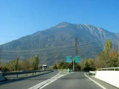 Auf der Autobahn 1