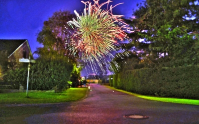 Feuerwerk in Rodenkirchen