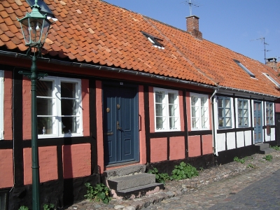 Fachwerkhäuser in Rönne-Bornholm