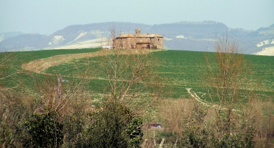 einsames landhaus in der Toscana