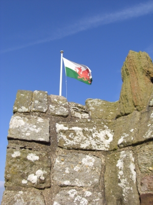 Fahne von Wales