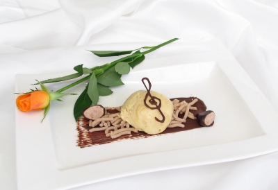 Kastanienmousse - ein herrliches Dessert!