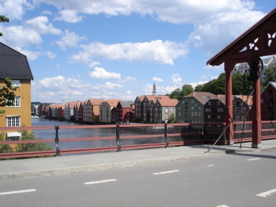 Zugbrücke bei Trondheim