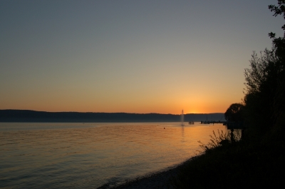 Sonnenuntergang am Bodensee