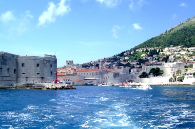 Fahrt zum Yachthafen von Dubrovnik