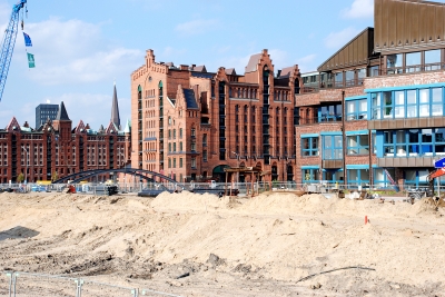 Hafencity - Baustelle Osakaallee