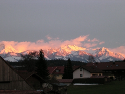 Abendstimmung im Allgäu