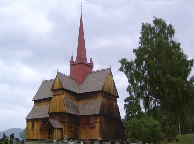 Stabkirche Ringebu/Norwegen