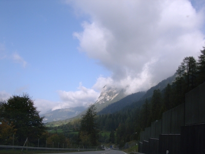 Blick von der Schweizer Autobahn / 1