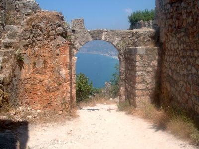 Blick von der Burg in Alanya