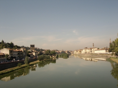 Der Fluß Arno in Florenz