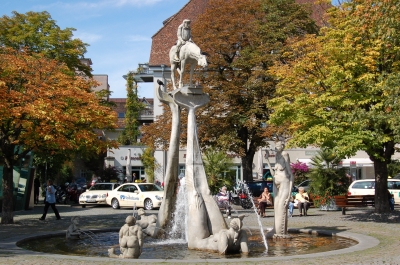 Martin-Walser-Brunnen in Überlingen