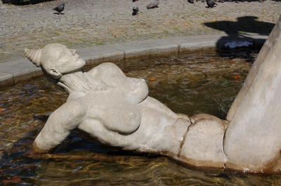 Martin-Walser-Brunnen in Überlingen