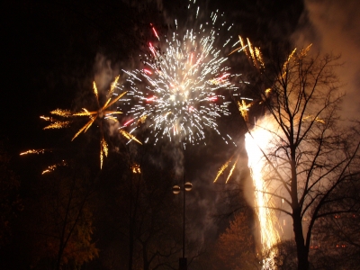 St. Martins-Feuerwerk in Kempen