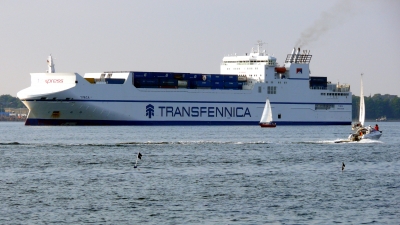 Transfennica auf der Kieler Förde