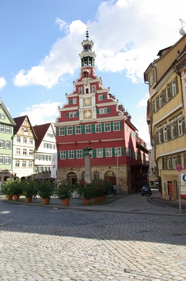 das alte Rathaus in Esslingen am Neckar
