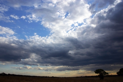 Wolken über Afrika