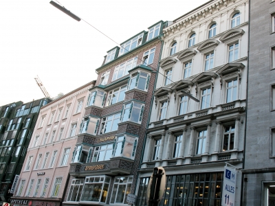 Hamburg Fassaden Wrangelhaus u a