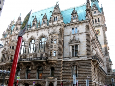 Hamburg Rathausfassade 2