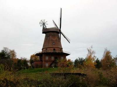 Windmühle Hittbergen seitlich