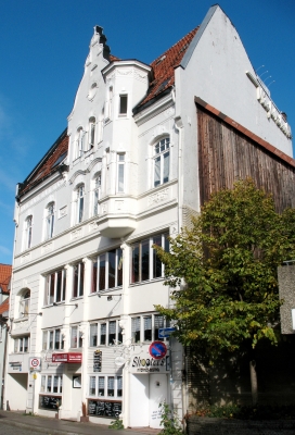 Lüneburg weisse Fassade