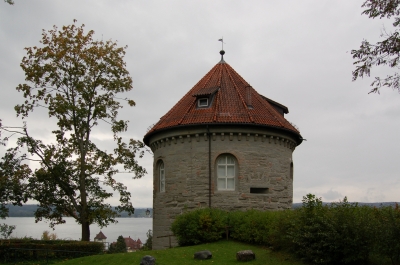 Überlinger Gallerturm im Regen