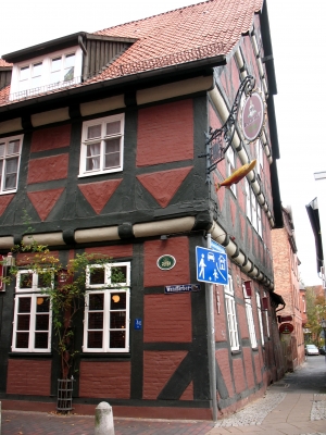 Lüneburg rote Fassade