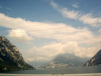 Lugano-See /Schweiz