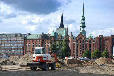 Hafencity - Baustelle Osakaallee