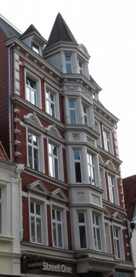 Lüneburg Fassade mit Erkern