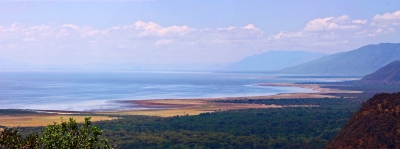 Blick auf den Lake Manyara See