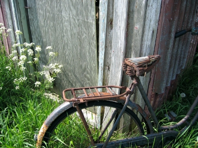 rostiges Fahrrad