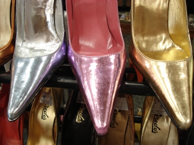 bunte punps stiletto high heels