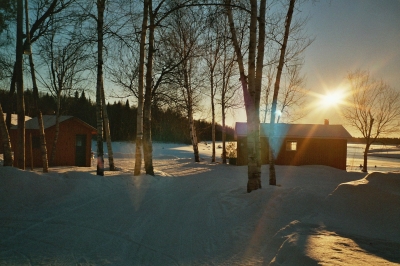 Abend nach Snowmobiletour