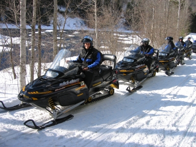 Snowmobiletrip in Kanada