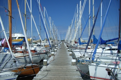 Segelboote auf Hiddensee