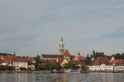 Überlingen vom Schiff aus gesehen