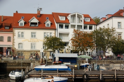 Überlingen vom Schiff aus gesehen