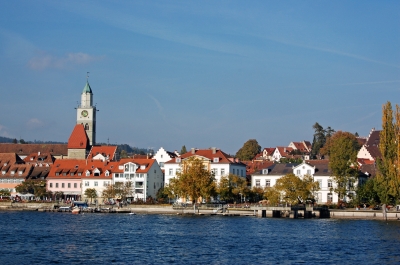 Überlingen vom Schiff aus gesehen