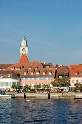 Überlingen vom Schiff aus gesehen