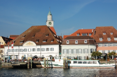 Überlingen vom Schiff aus gesehen