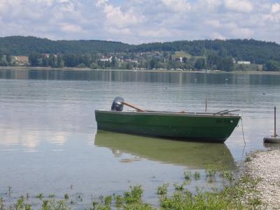 Boot am Ufer