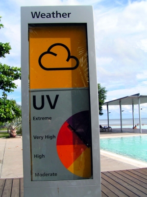 Infotafel UV Strahlung