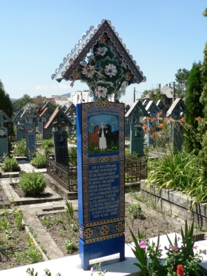 Heiterer Friedhof von Sapinta