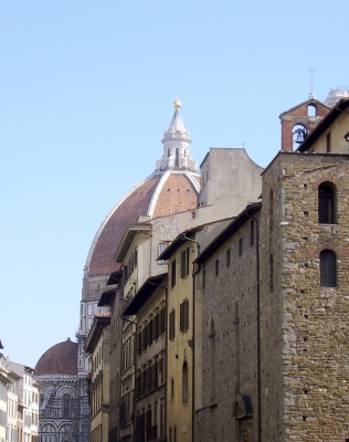 Blick auf die Kathetrale von Florenz