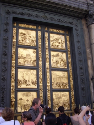 Die Goldene Tür von der Kathetrale in Florenz