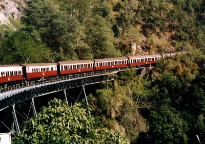 Historischer Zug nach Kuranda