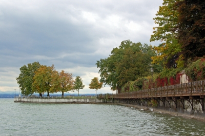 Teil des Hafens der Schlossanlage